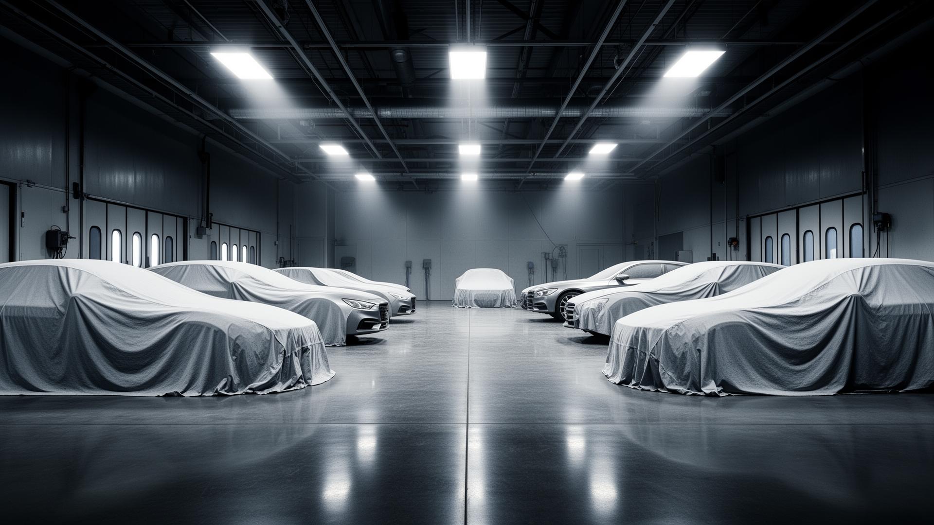 Prestige cars in the Spraystyle workshop